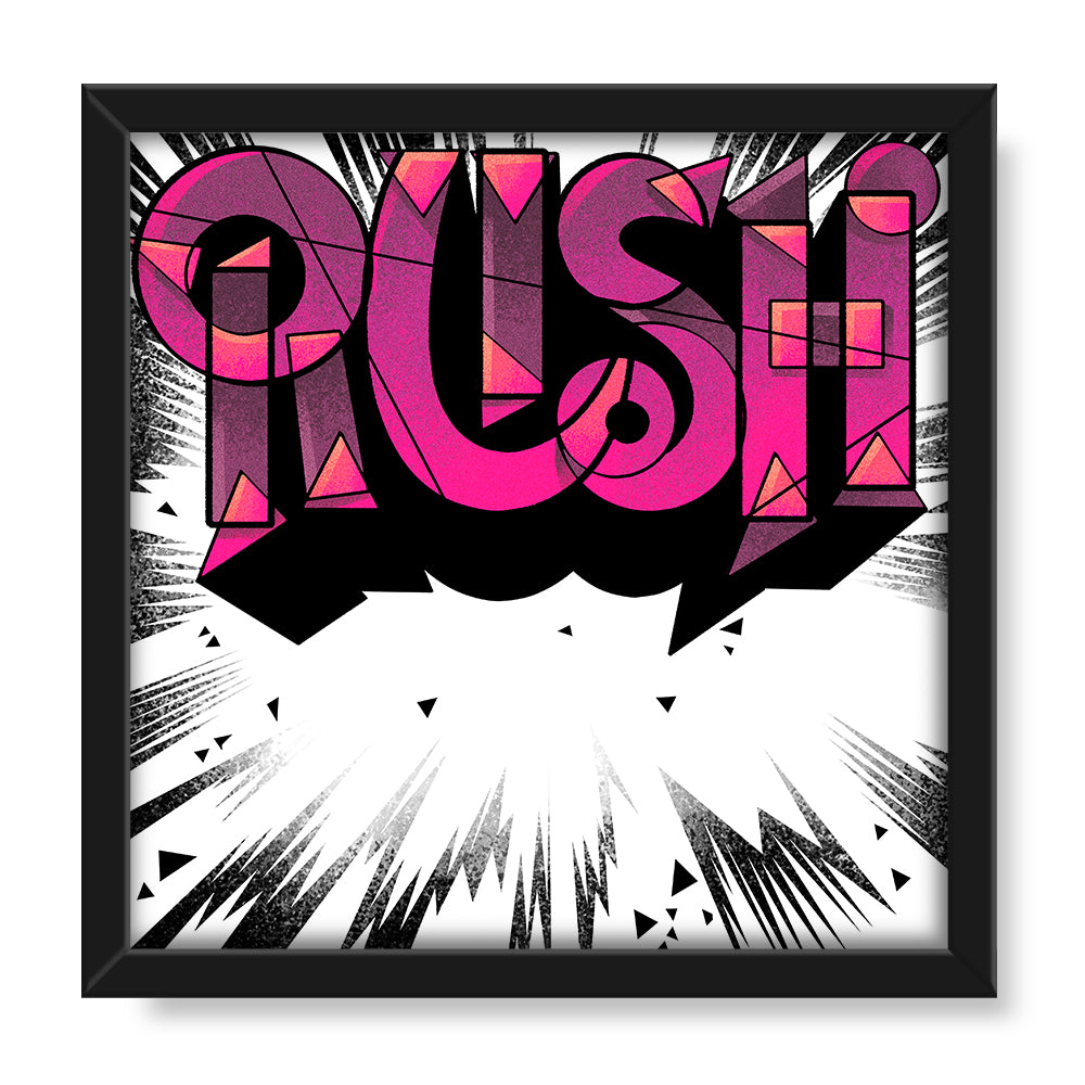 RUSH: First Album Cubist Print (50th Anniversary) (LIMITED TO 50)