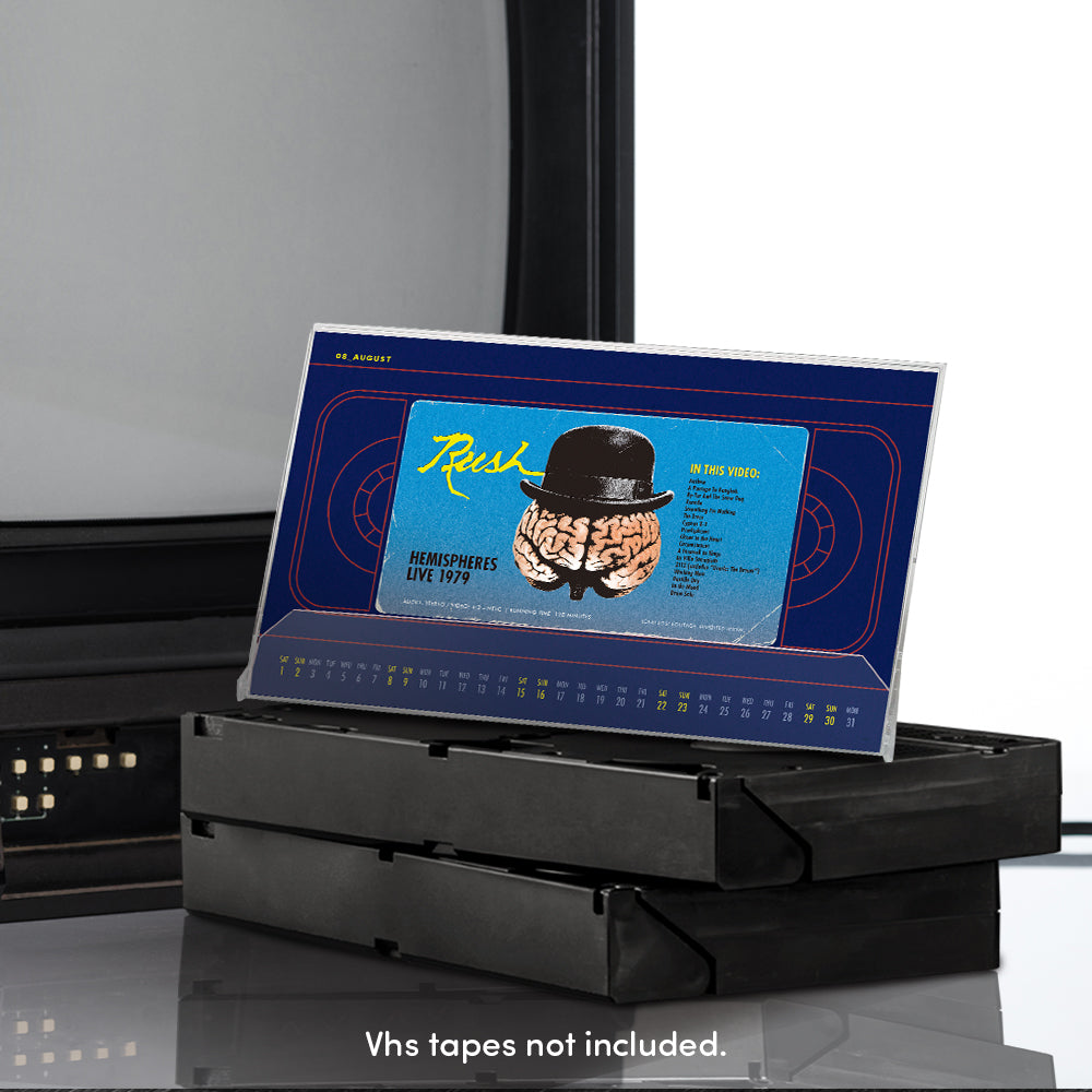 RUSH 2026 DESK CALENDAR (THE VHS EDITION)