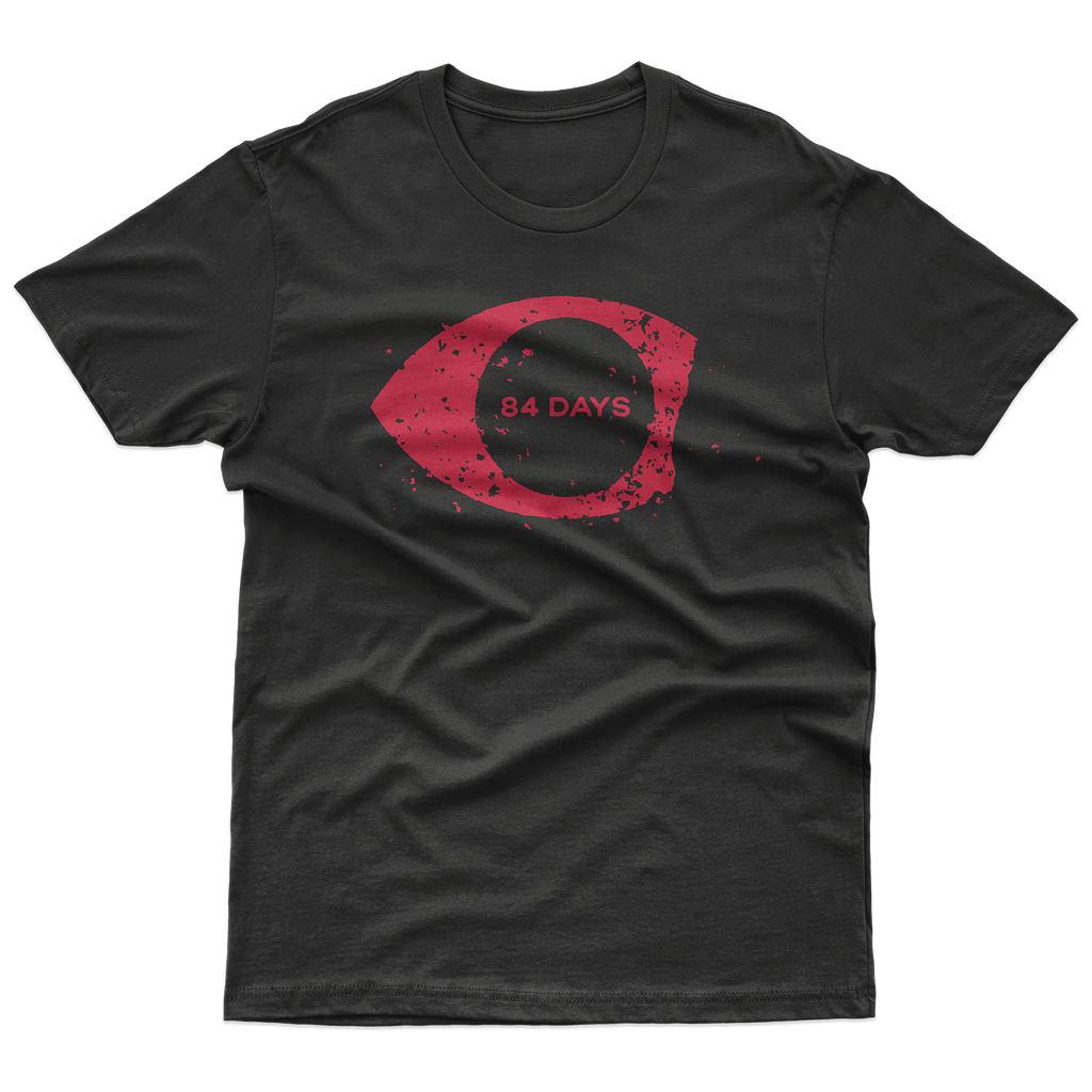 Eyeball Logo Black T-Shirt (Standard Center Placement)