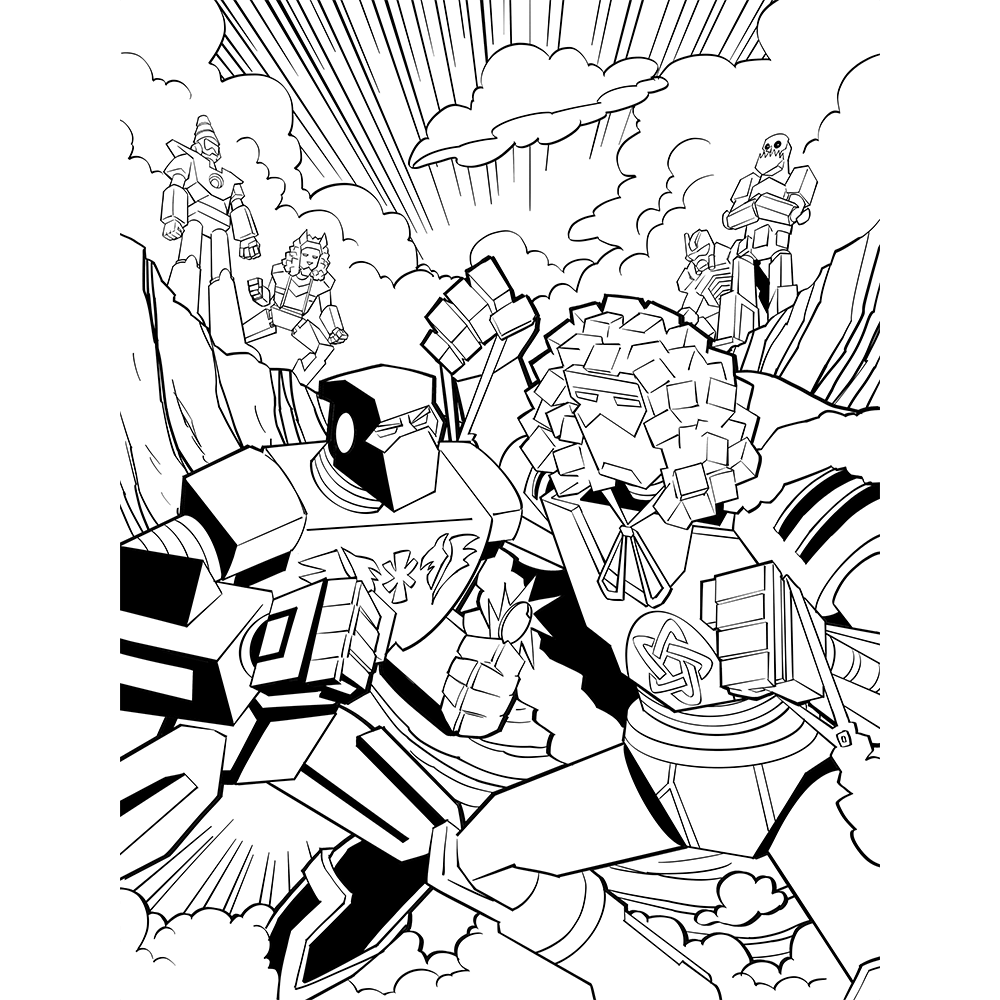 Ninja Sex Party Coloring Book