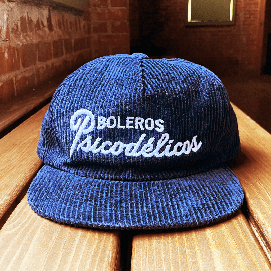 Boleros Psicodélicos Navy Corduroy Hat