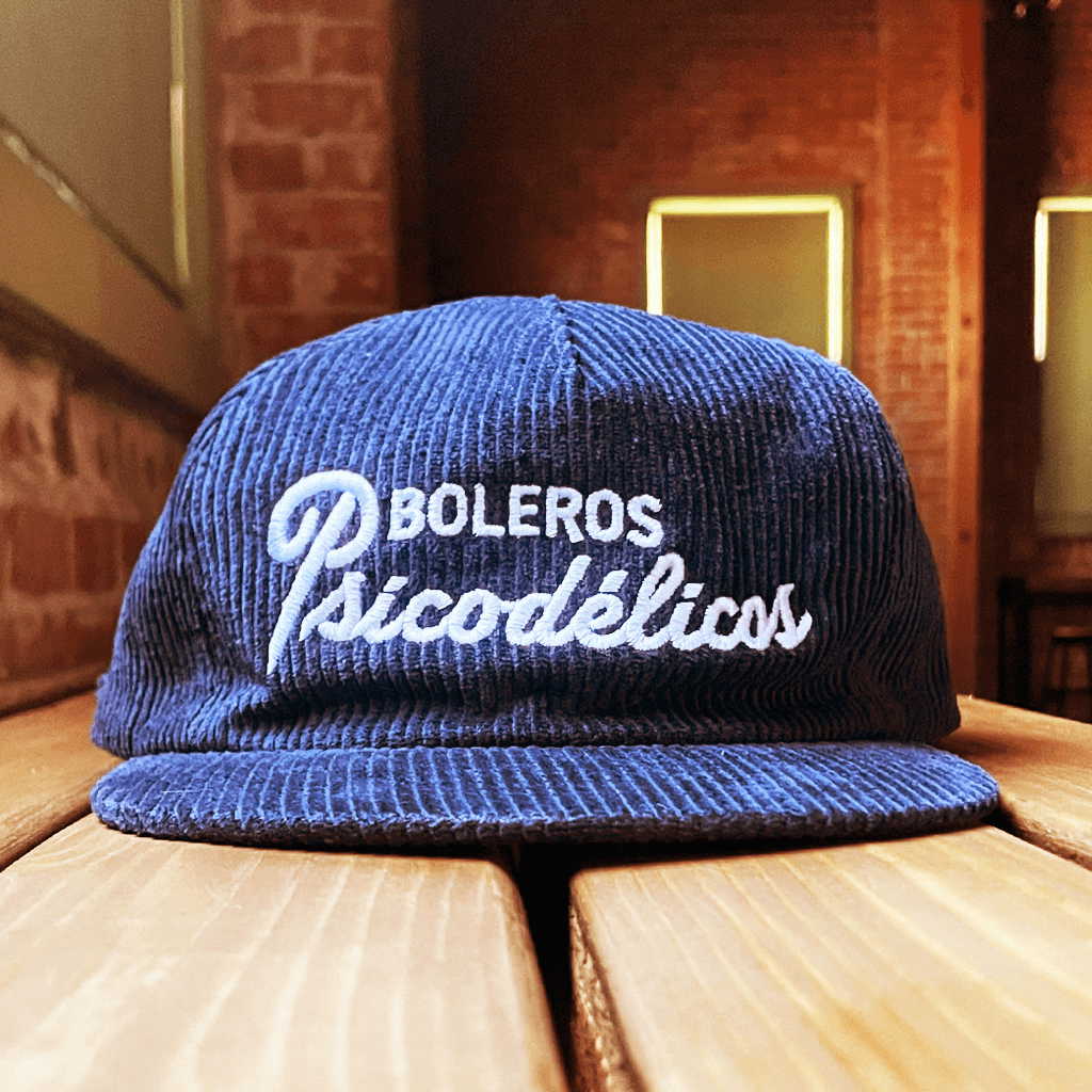 Boleros Psicodélicos Navy Corduroy Hat