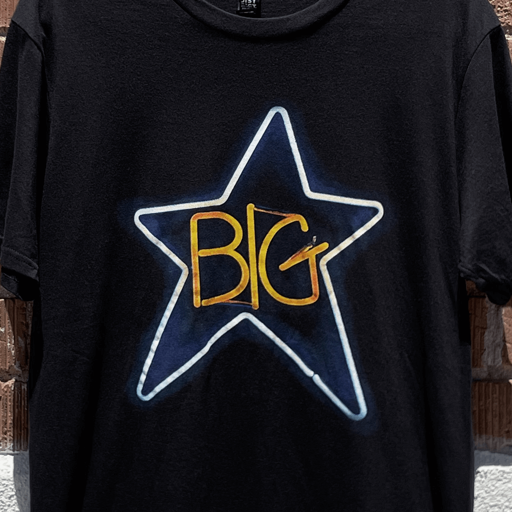 Big Star - Neon Star Black T-Shirt