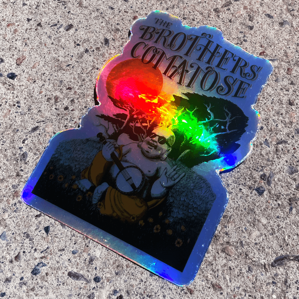 BroCo Buddah Holographic Sticker