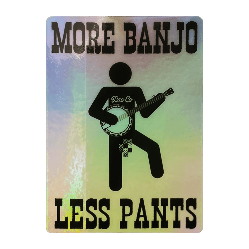 More Banjo Holographic Sticker
