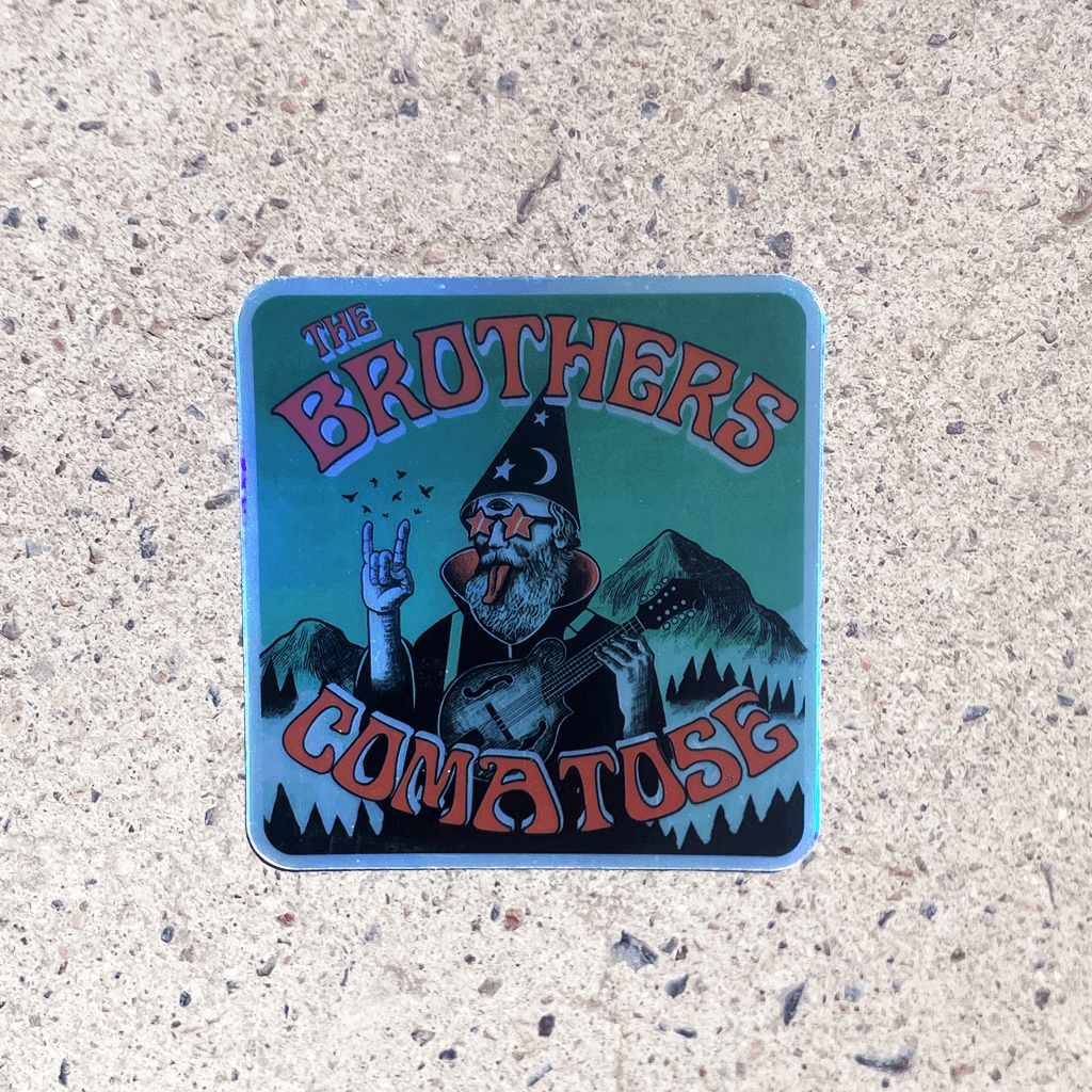 Wizard Holographic Sticker