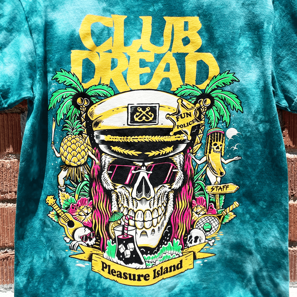 Creeporama Club Dread Fun Police Tie-Dye T-Shirt