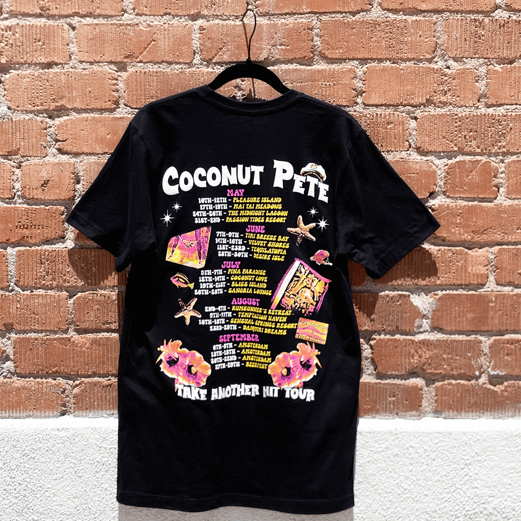Coconut Pete Take Another Hit Tour T-Shirt