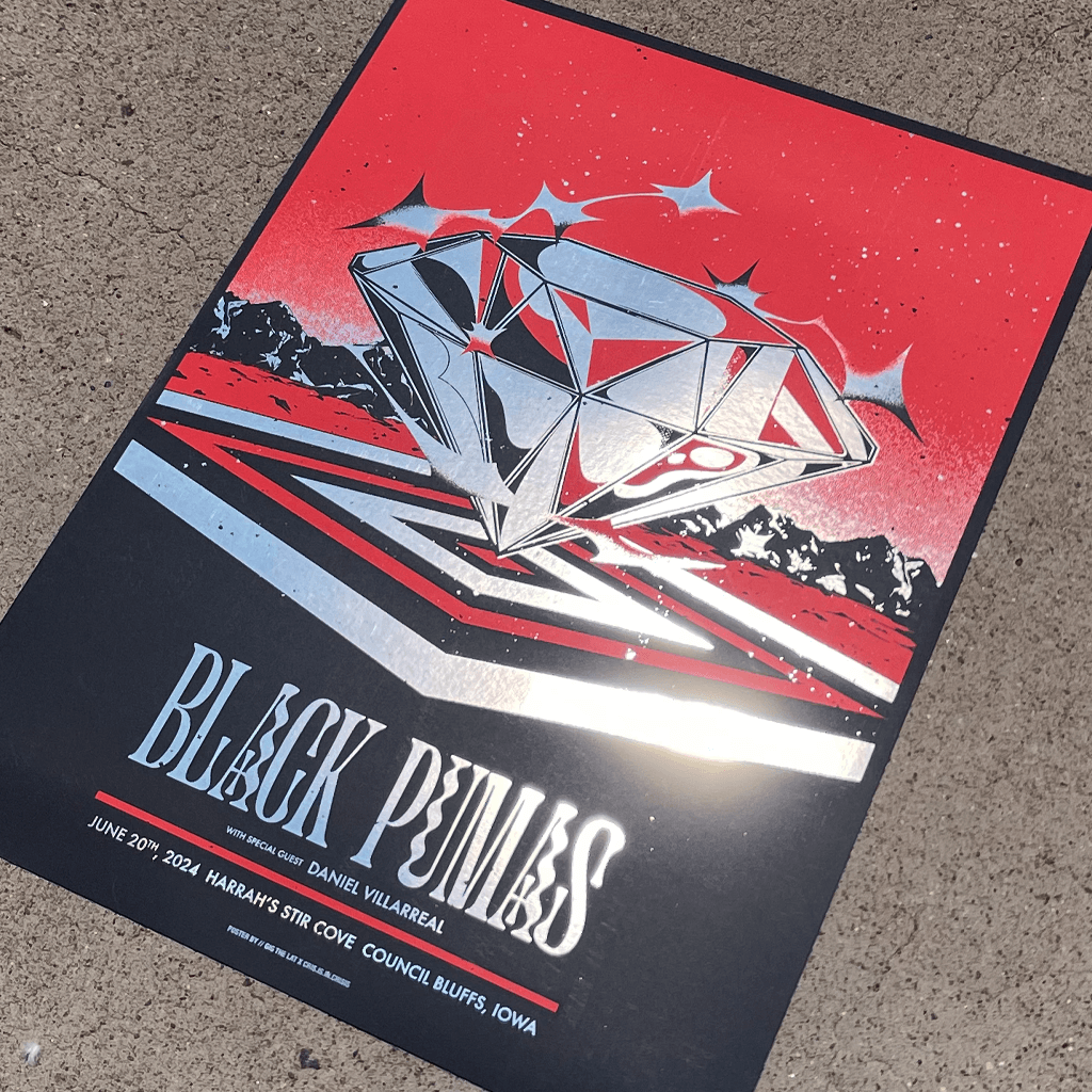 Council Bluffs Holographic Show Poster