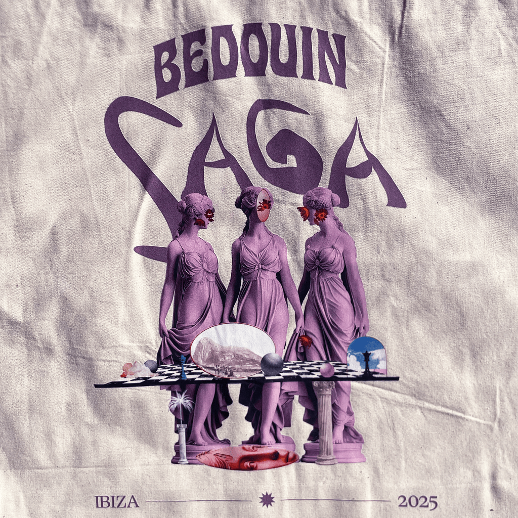 SAGA Ibiza 2025 Tote Bag (Purple)