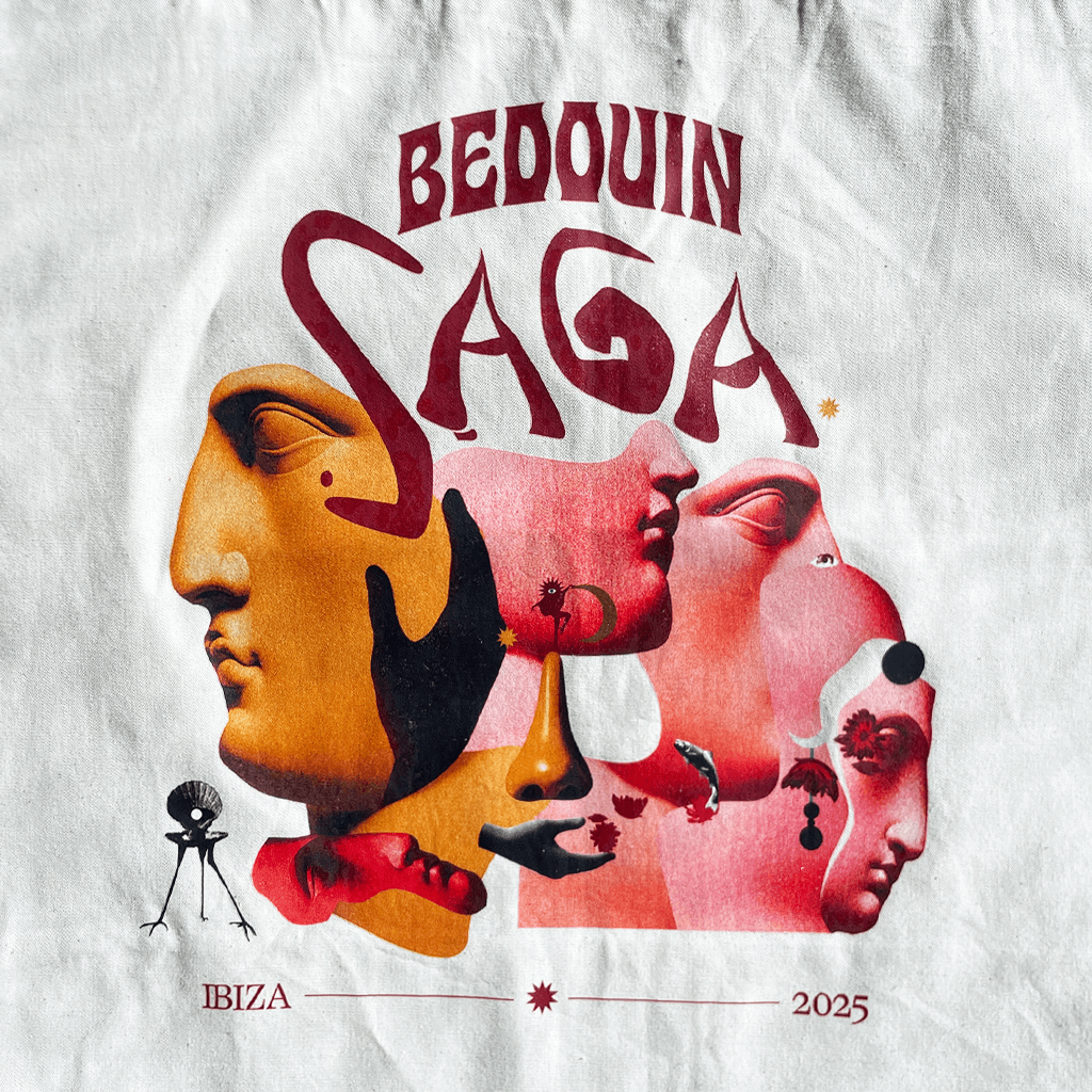 SAGA Ibiza 2025 Tote Bag (Red)