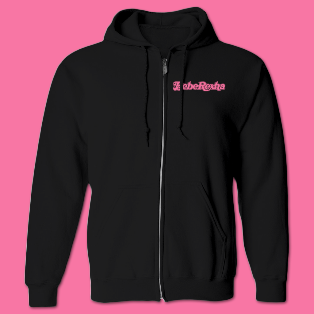 Bebe Tour Black Zip Hoodie