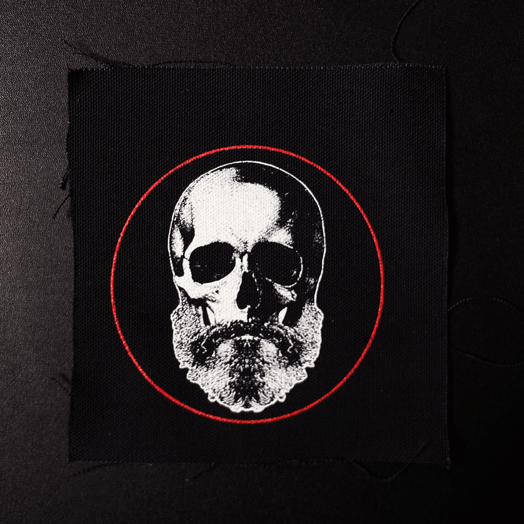 Beard Skull Patch