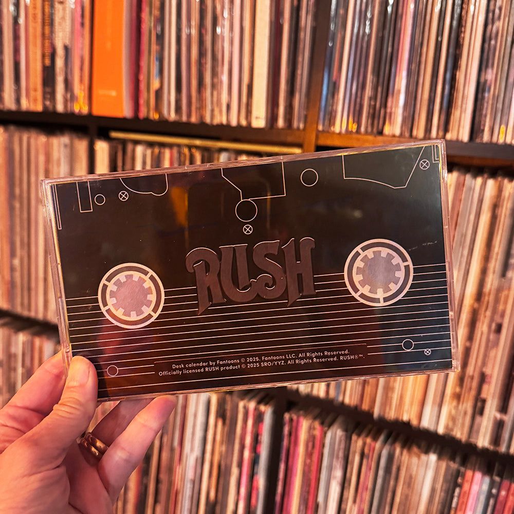 RUSH 2026 DESK CALENDAR (THE VHS EDITION)