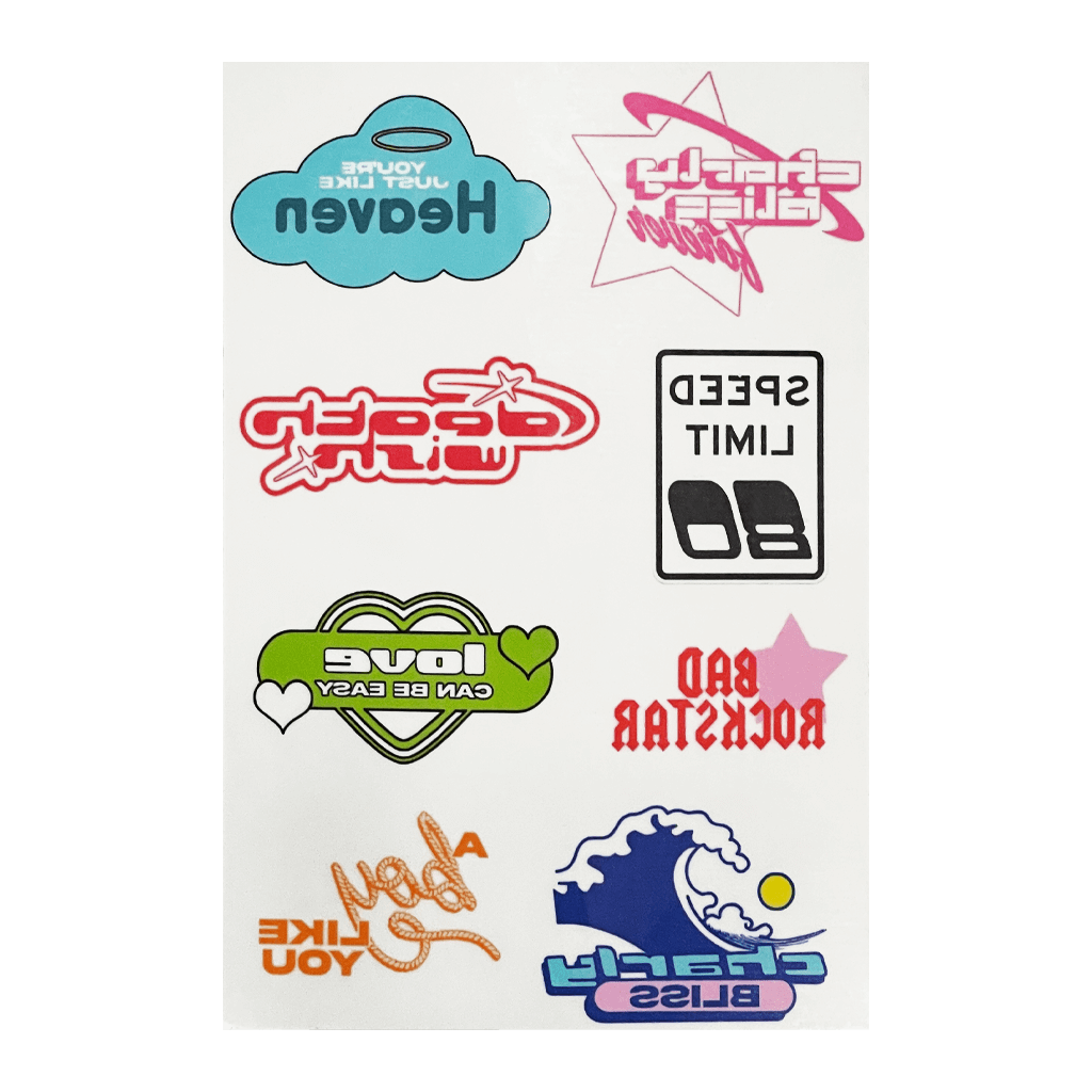 Temporary Tattoo Sheet