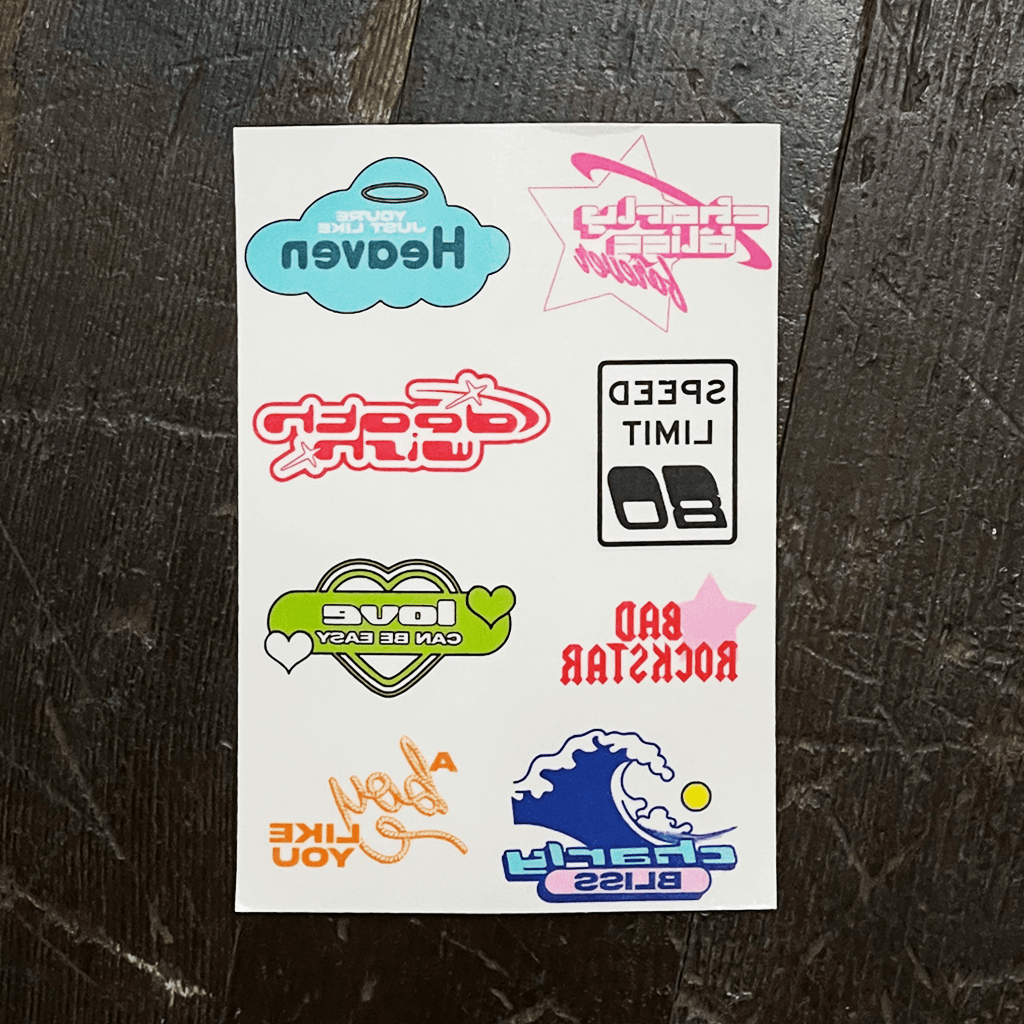 Temporary Tattoo Sheet