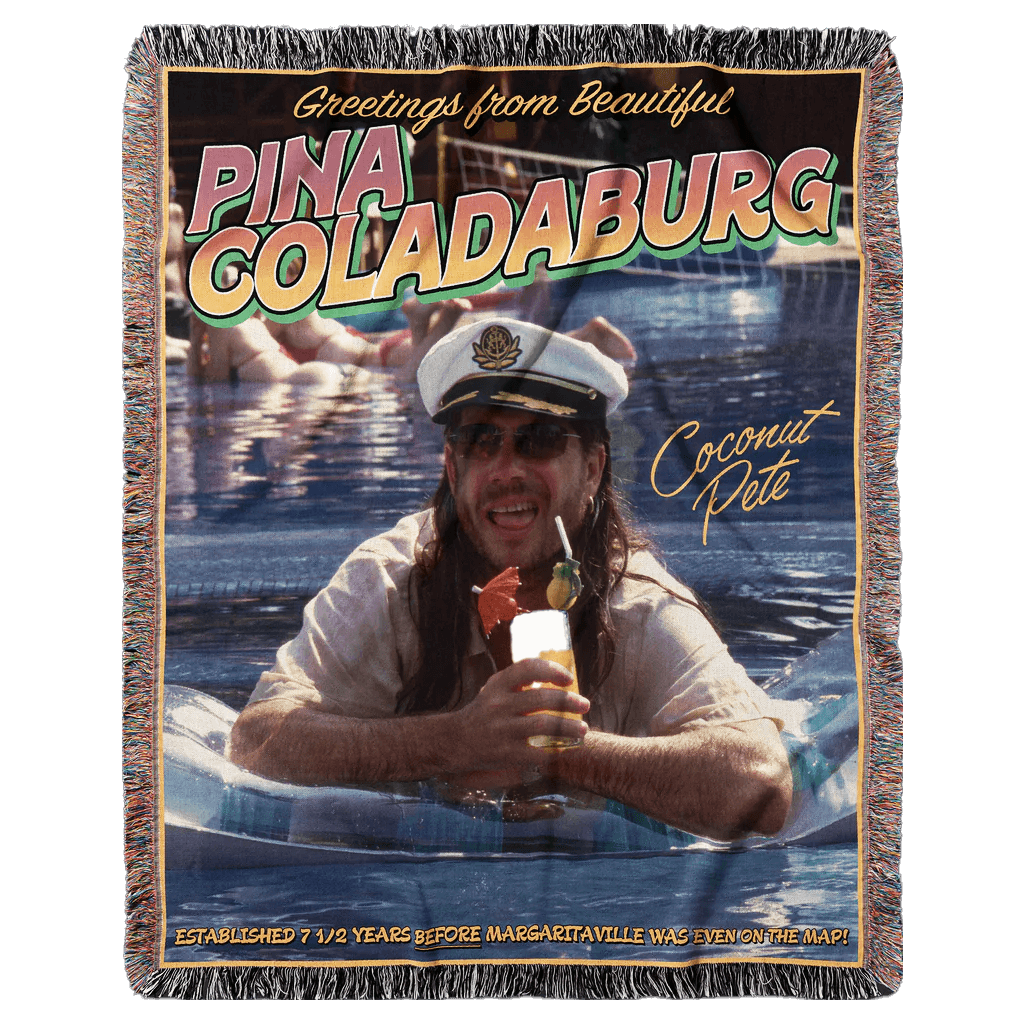 Coconut Pete Woven Blanket