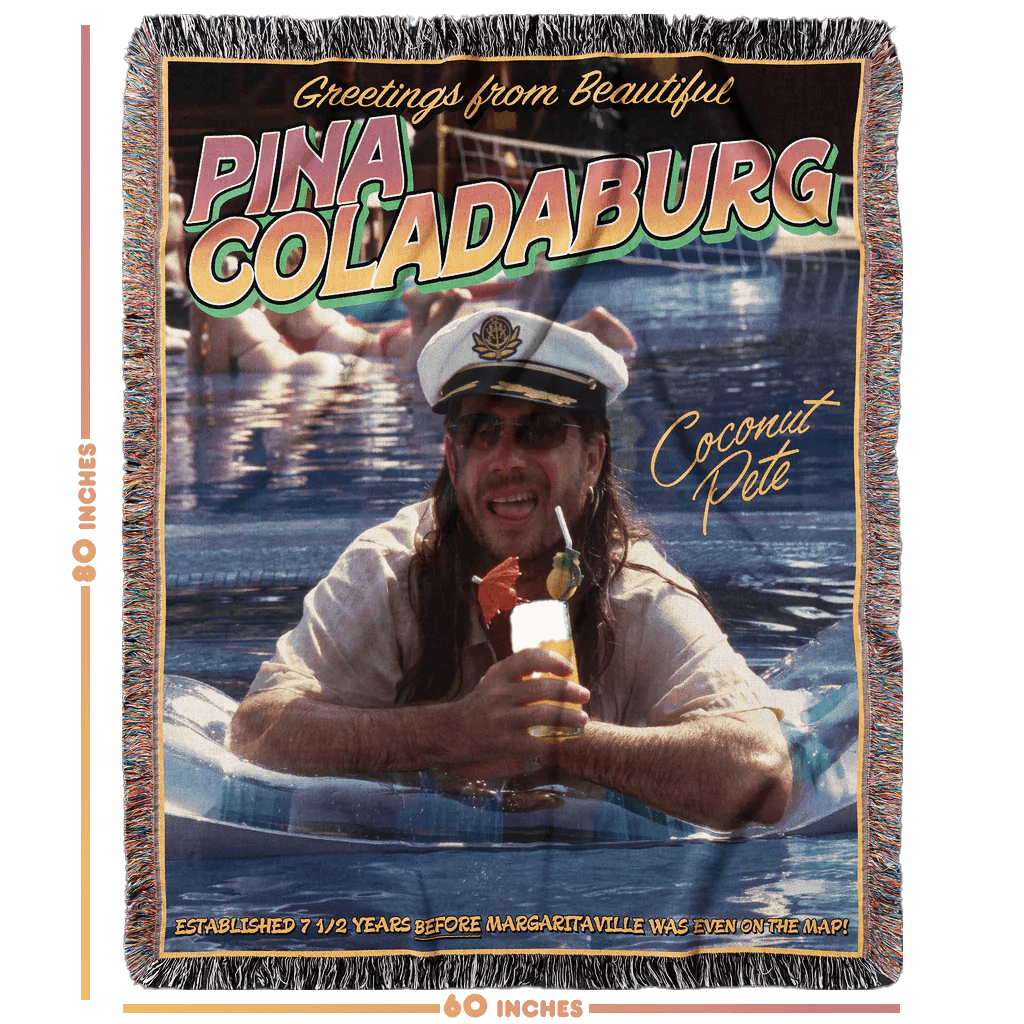 Coconut Pete Woven Blanket