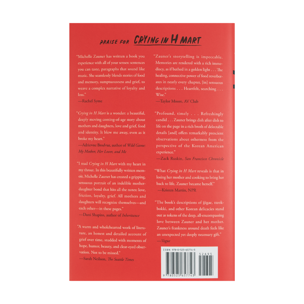 Signed Crying In H-Mart Paperback Book