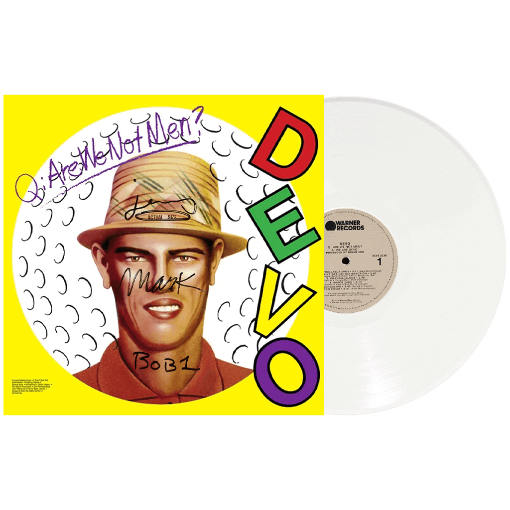 Q: Are We Not Men? A: We Are Devo! - Signed 12" White Vinyl