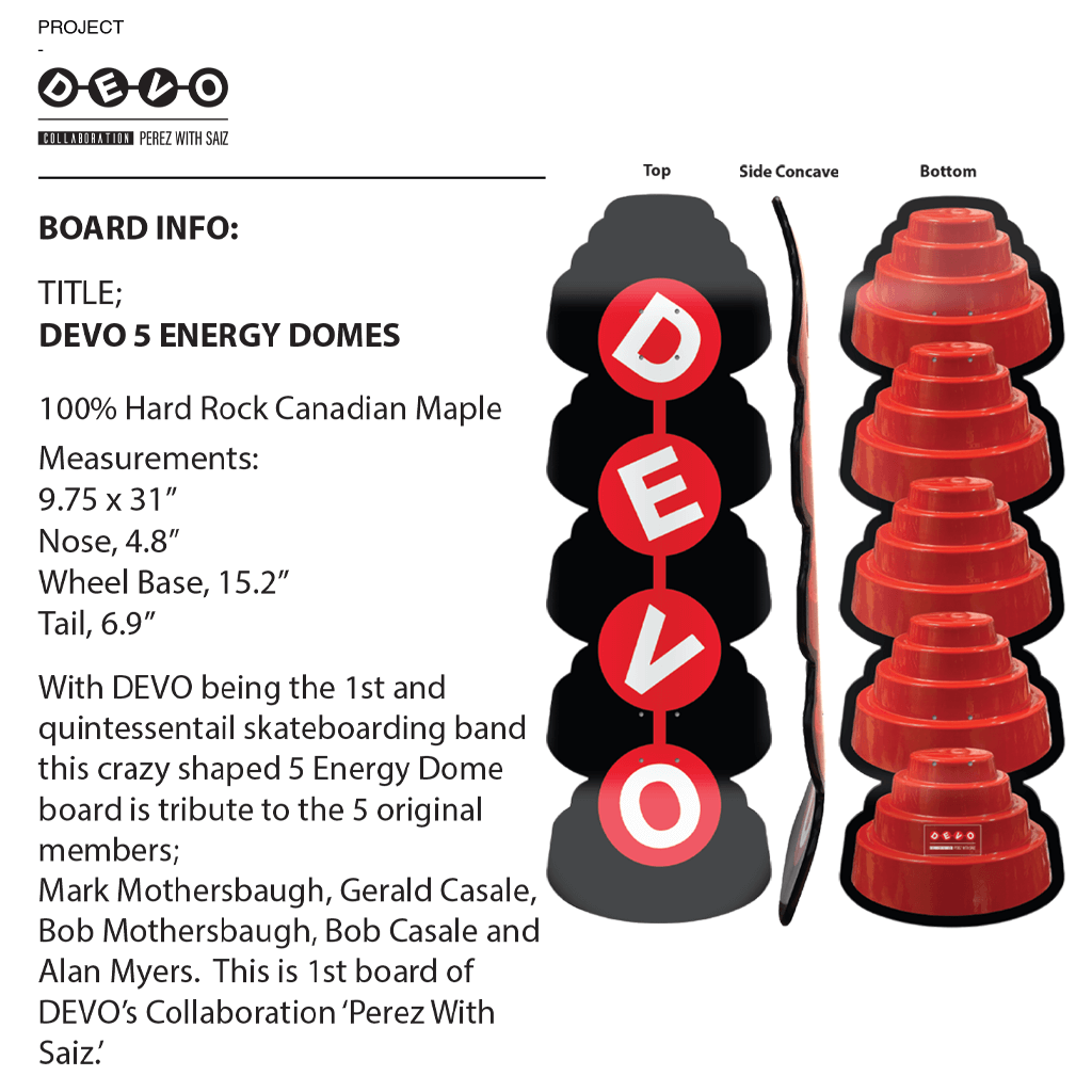 Energy Dome Skate Deck
