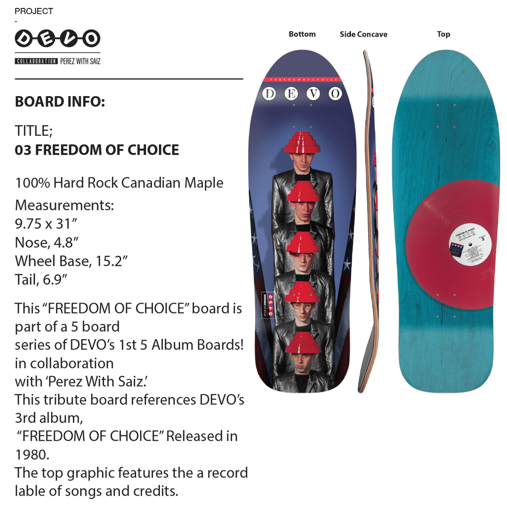 Freedom Of Choice Skate Deck