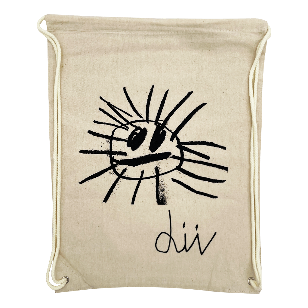 Sunshine Head & Logo Drawstring Backpack