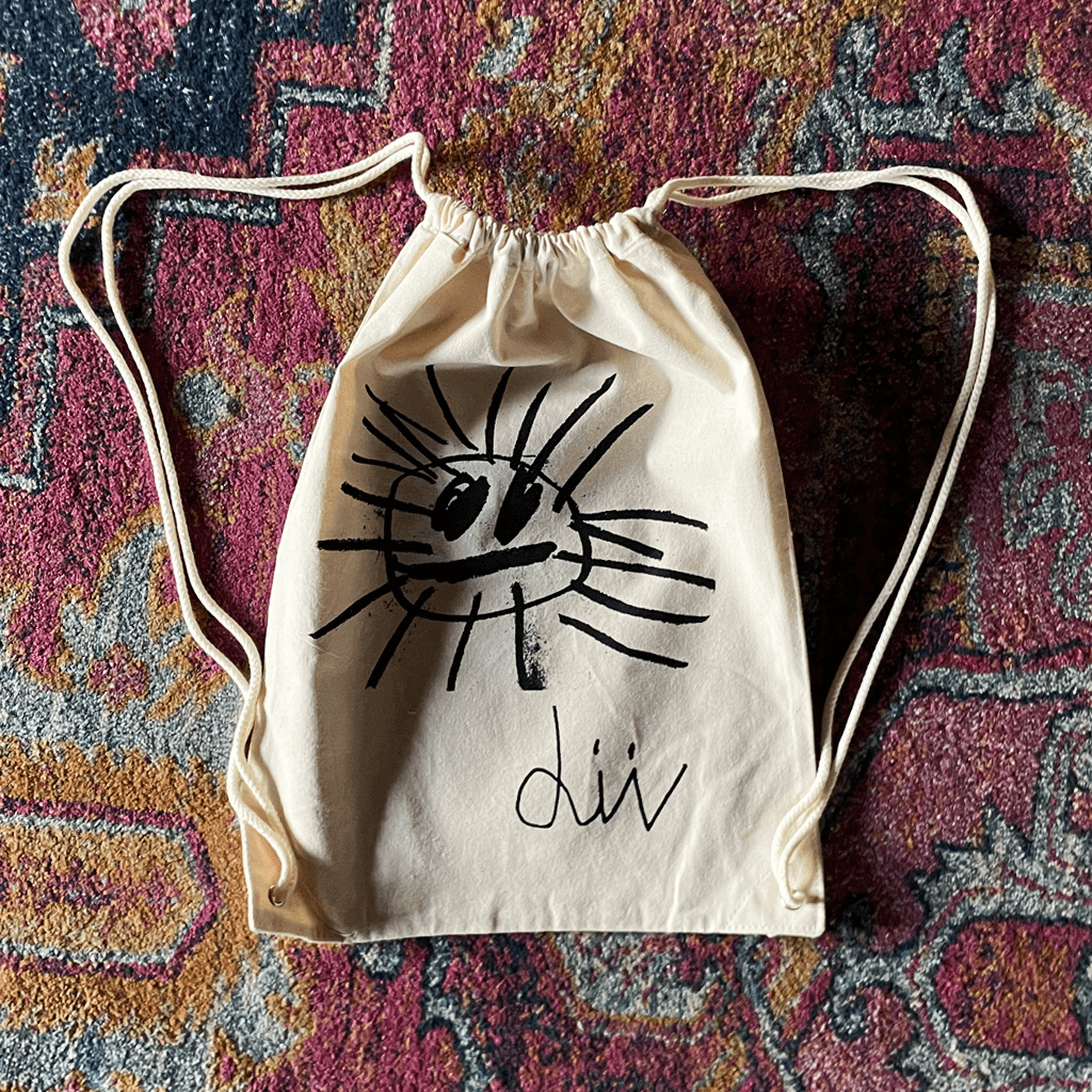 Sunshine Head & Logo Drawstring Backpack