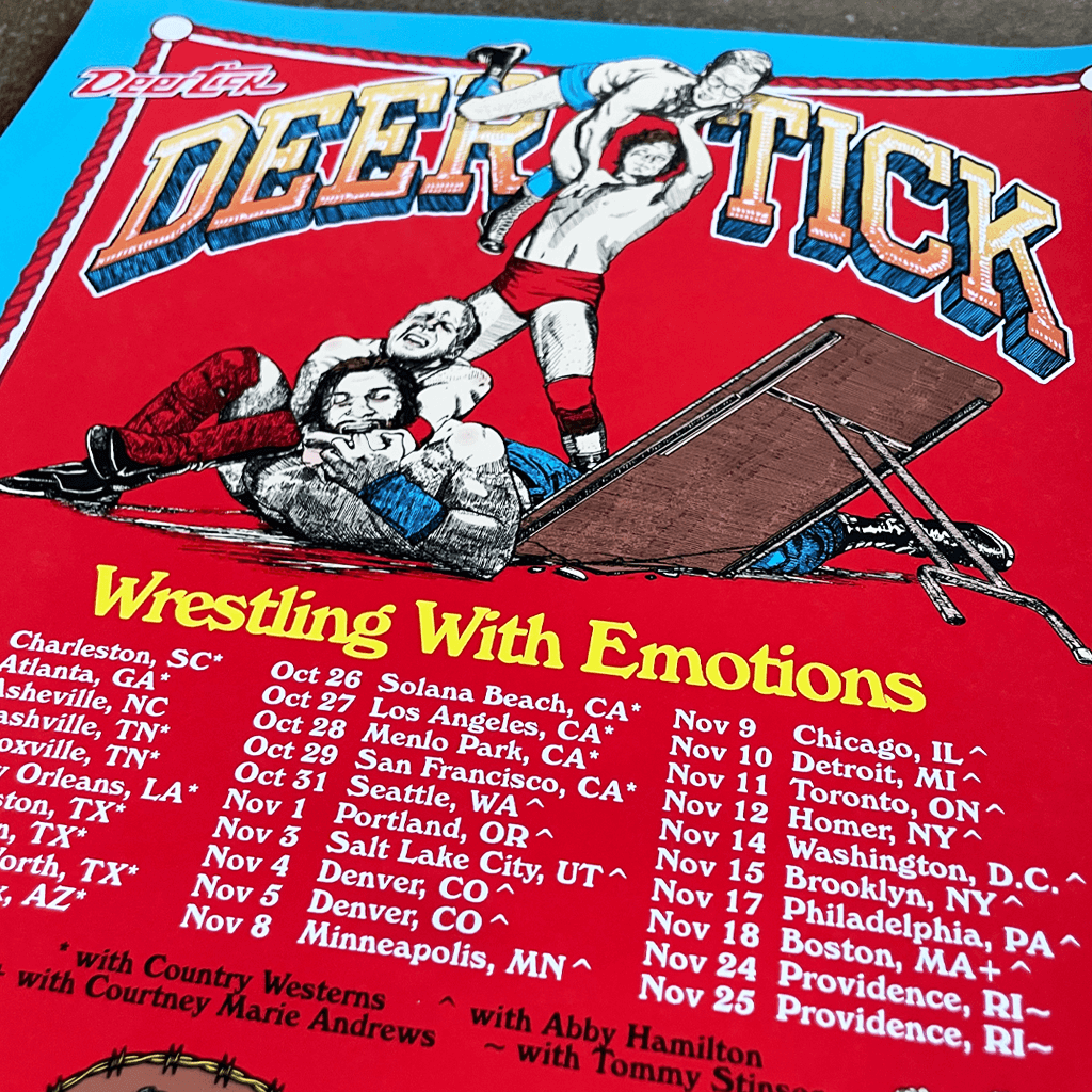 Wrestling With Emotions Tour Poster