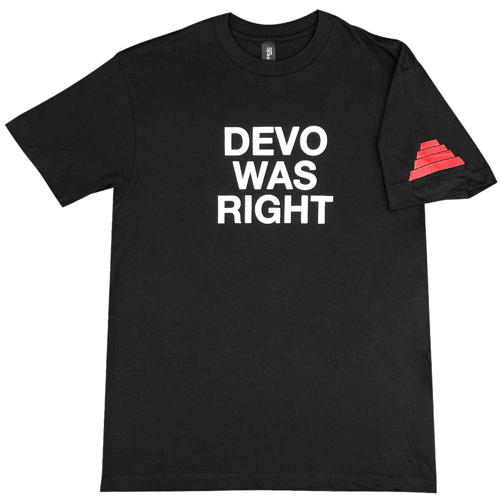 Devo Was Right Black T-Shirt