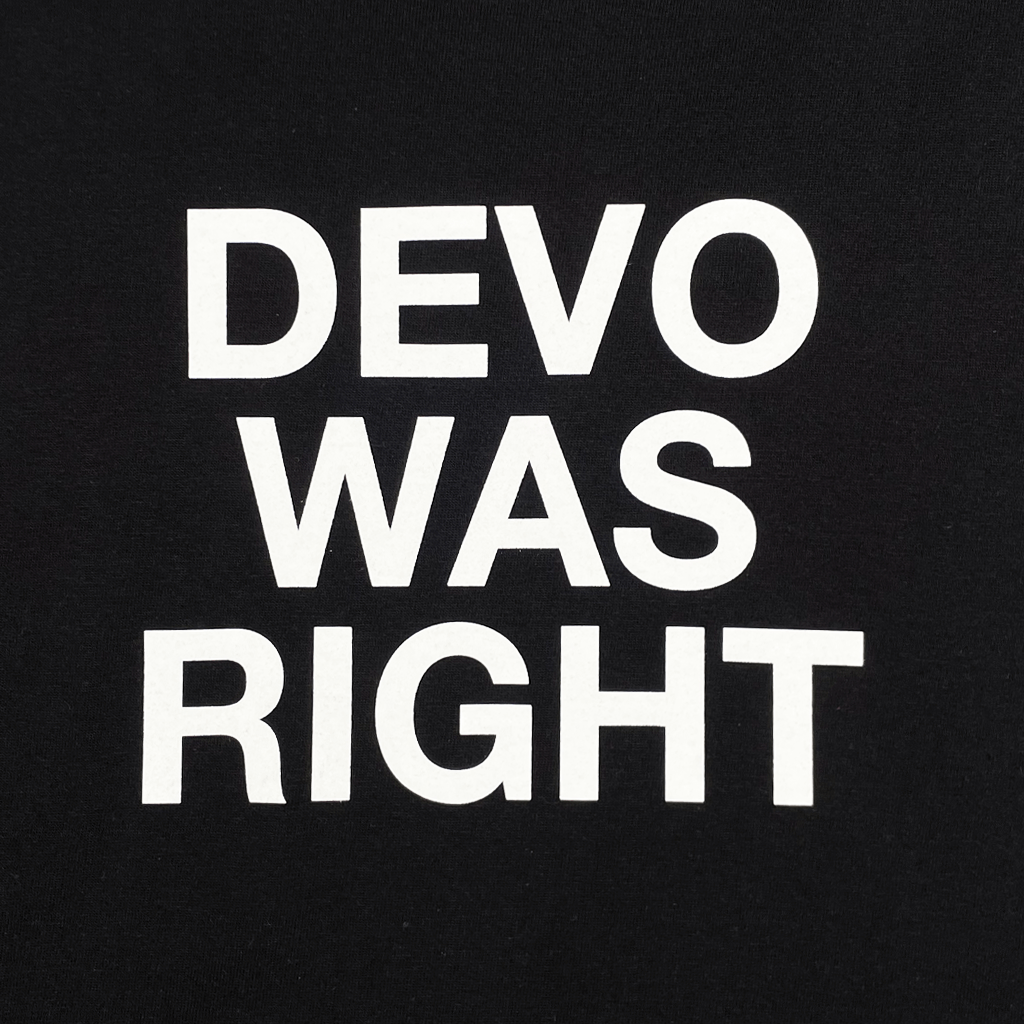 Devo Was Right Black T-Shirt