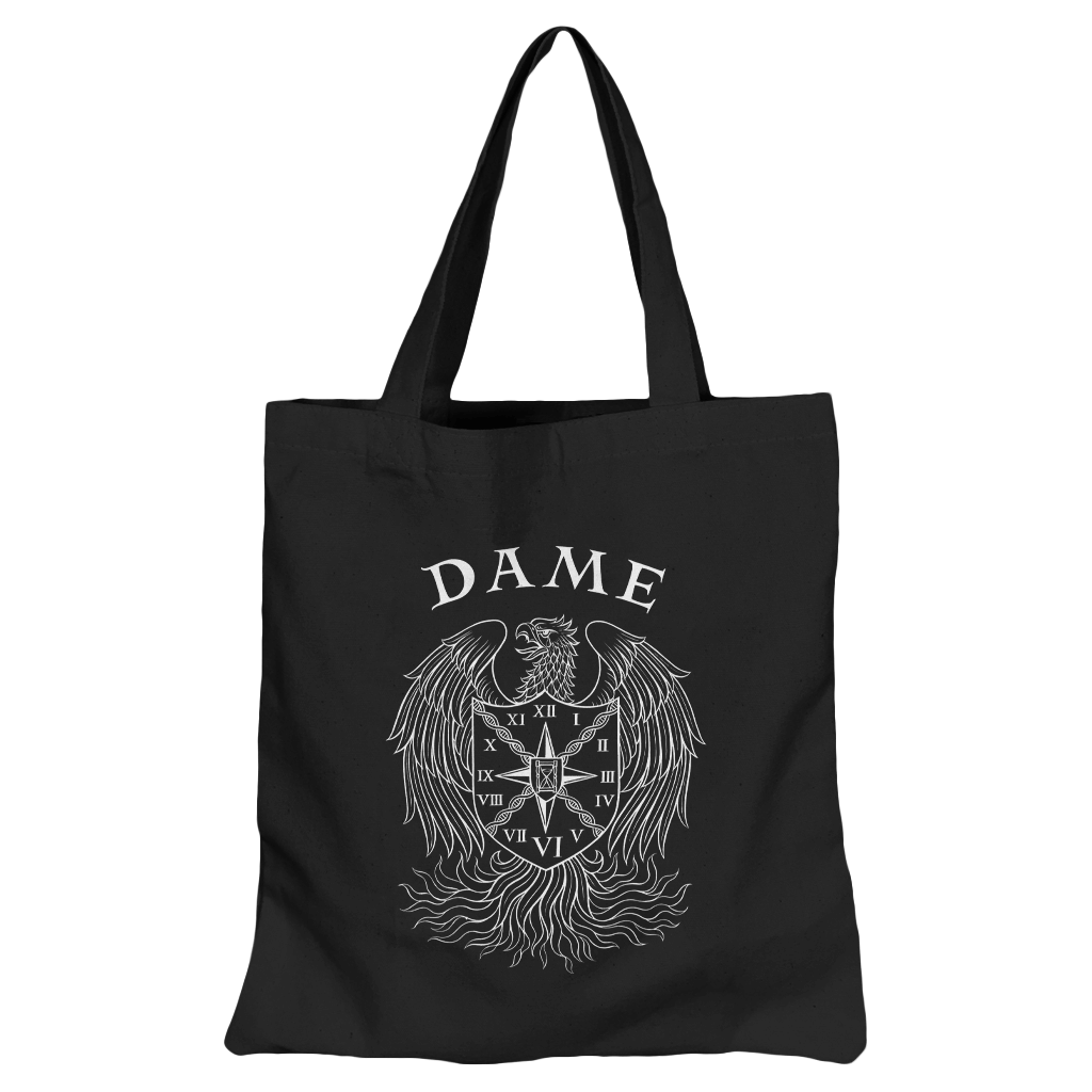 Black DAME Logo Tote