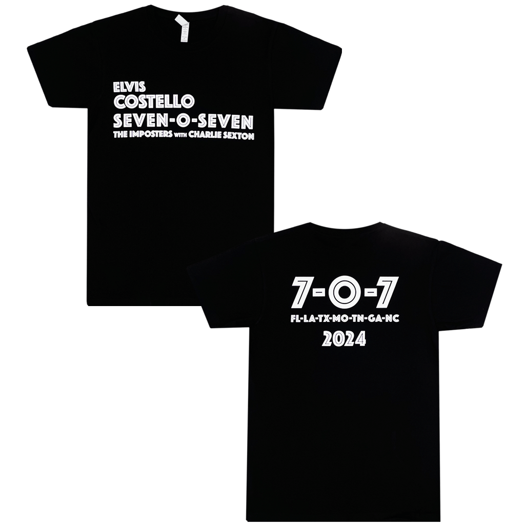 707 Black T-Shirt