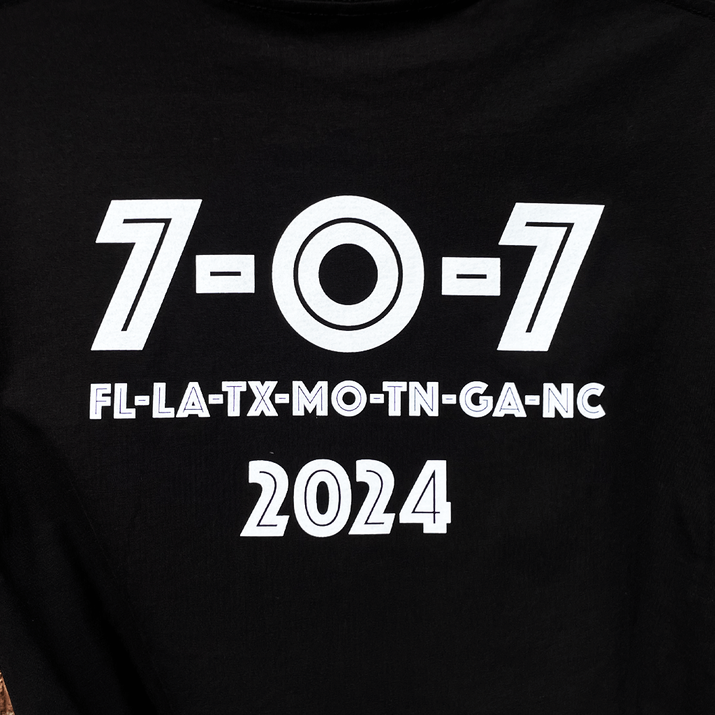 707 Black T-Shirt
