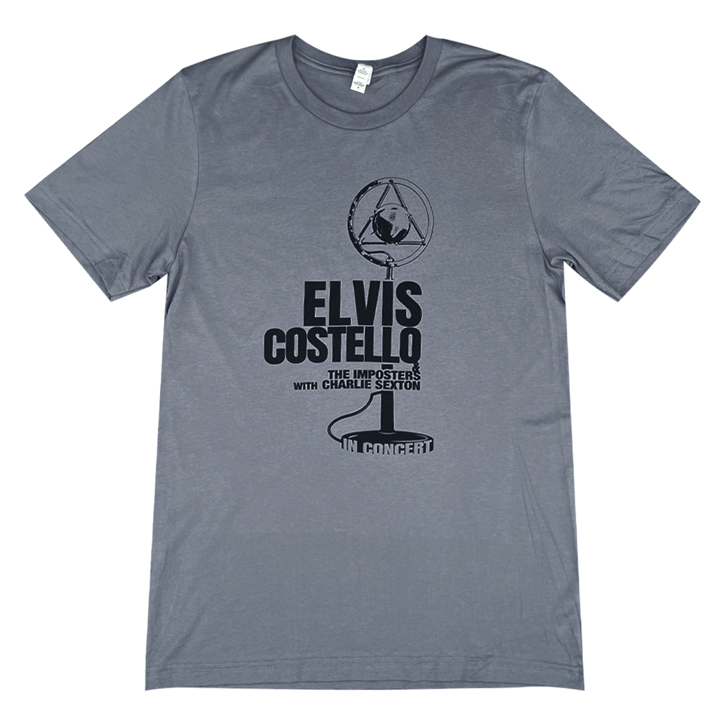 Elvis Costello - In Concert Grey T-Shirt