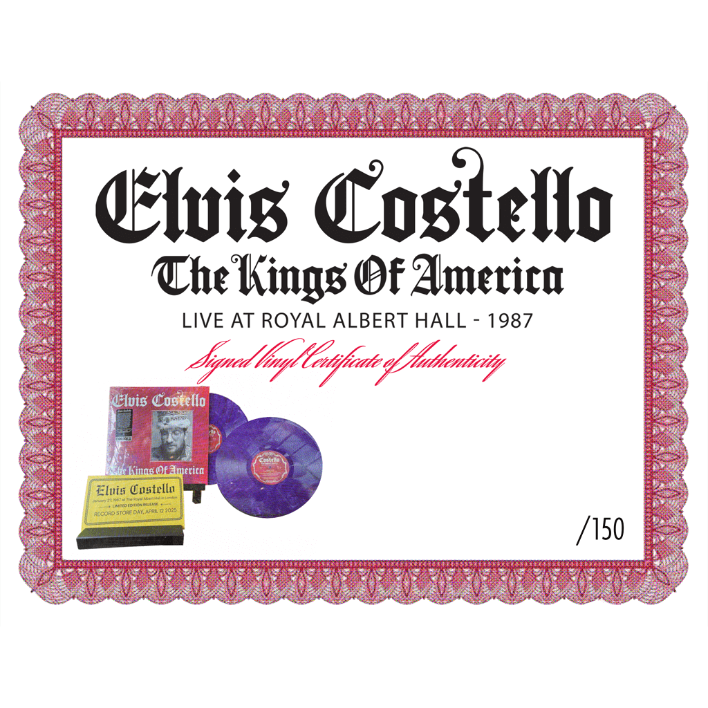 The Kings of America Live at Royal Albert Hall 1987 - Autographed 2xLP - Bundle