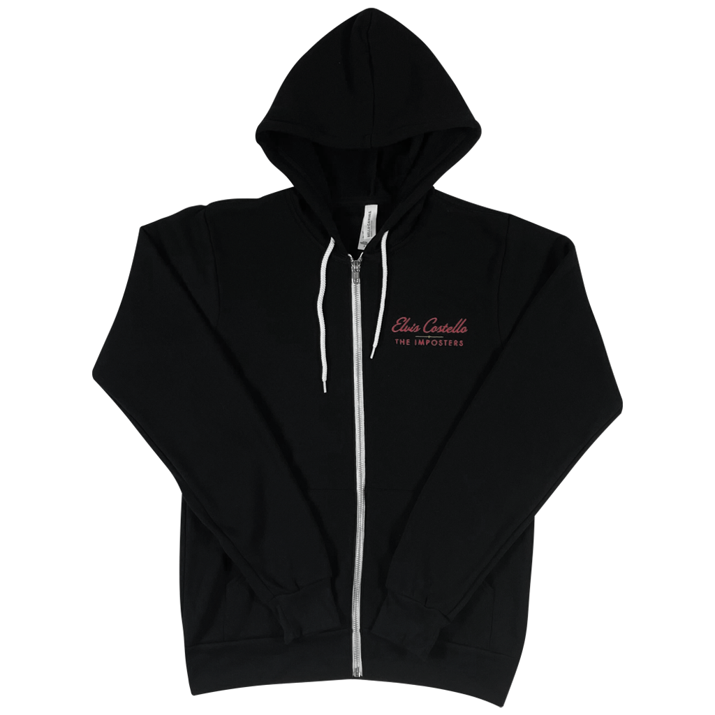 Elvis Costello & The Imposters Black Zip Hoodie