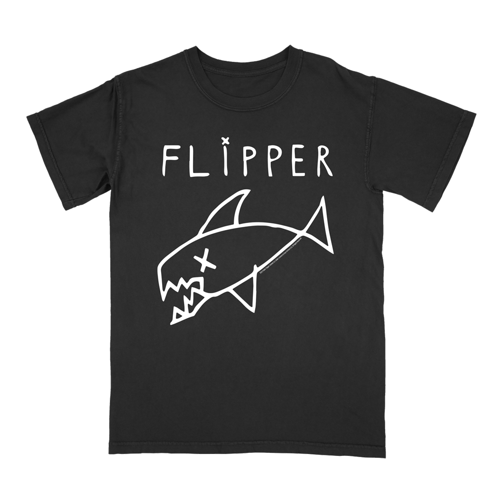 Classic Long Fish Logo Black T-Shirt