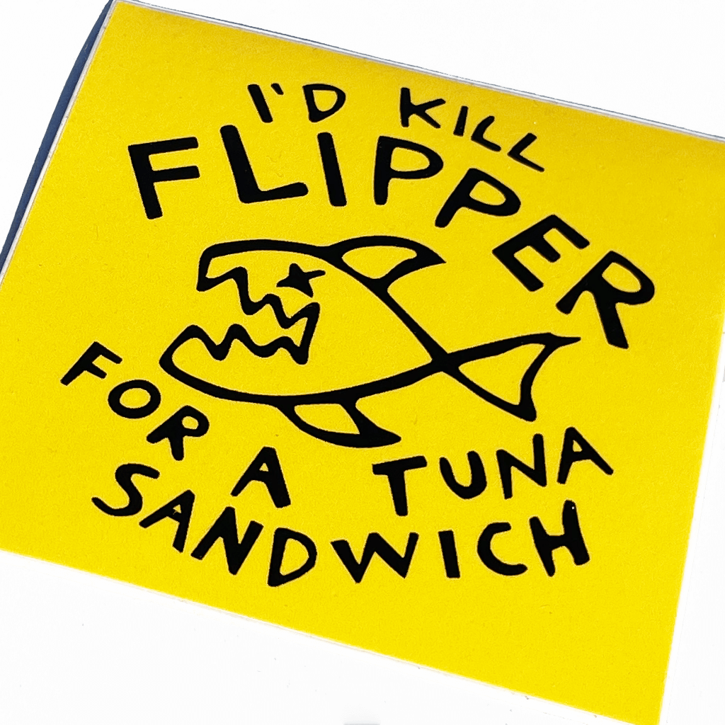 Flipper Tuna Sandwich Sticker