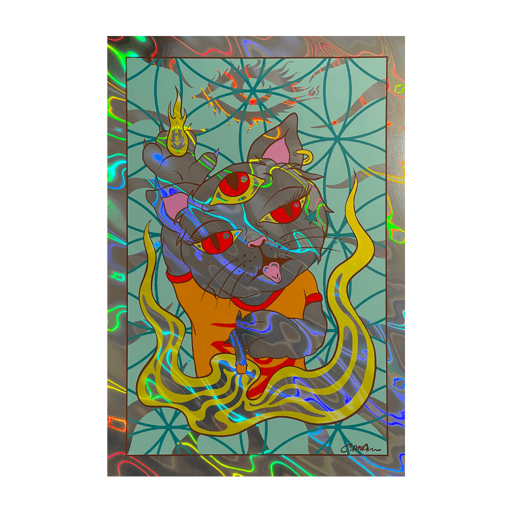 Jermaine Rogers - Lava Foil Poster