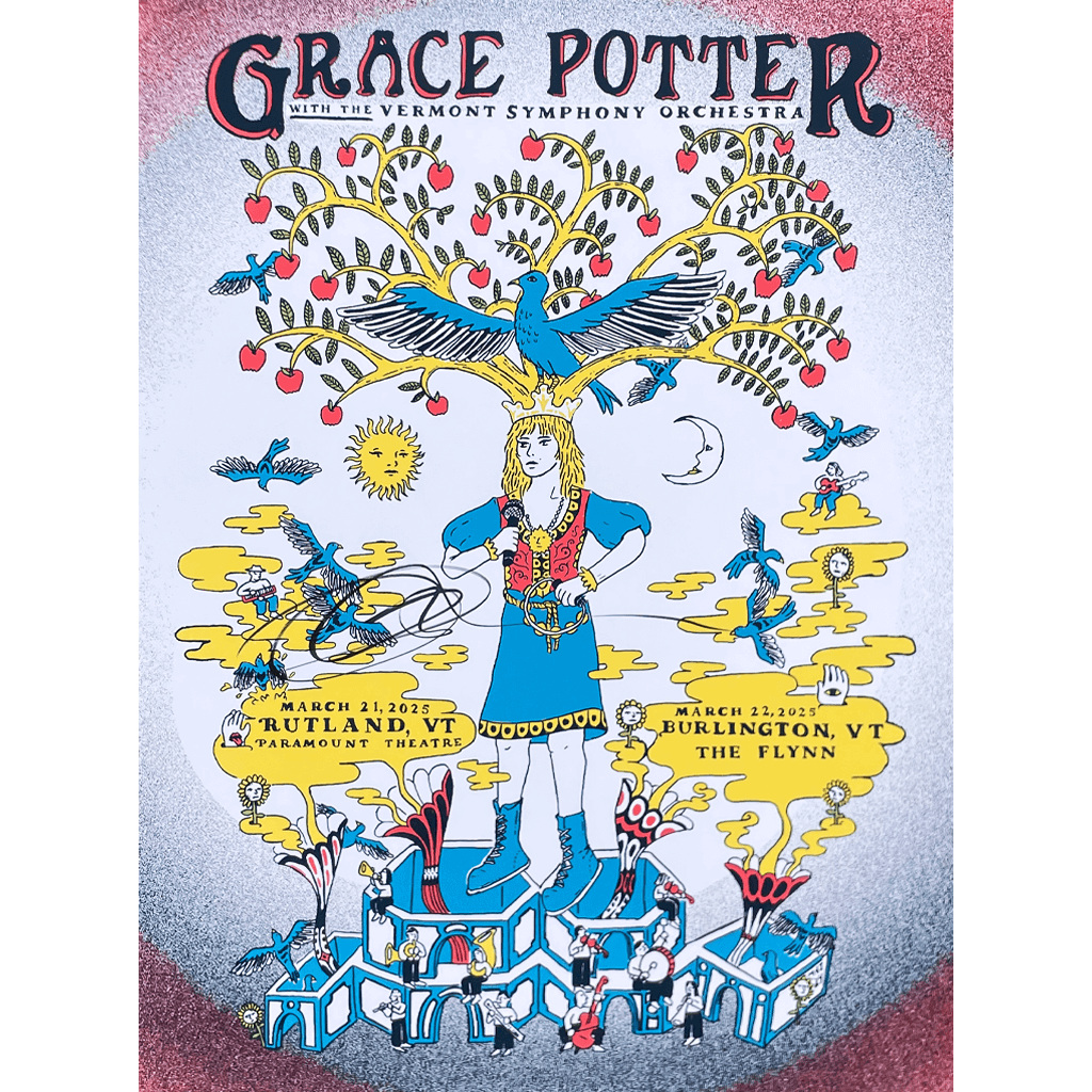 Signed VSO and Grace Potter Poster
