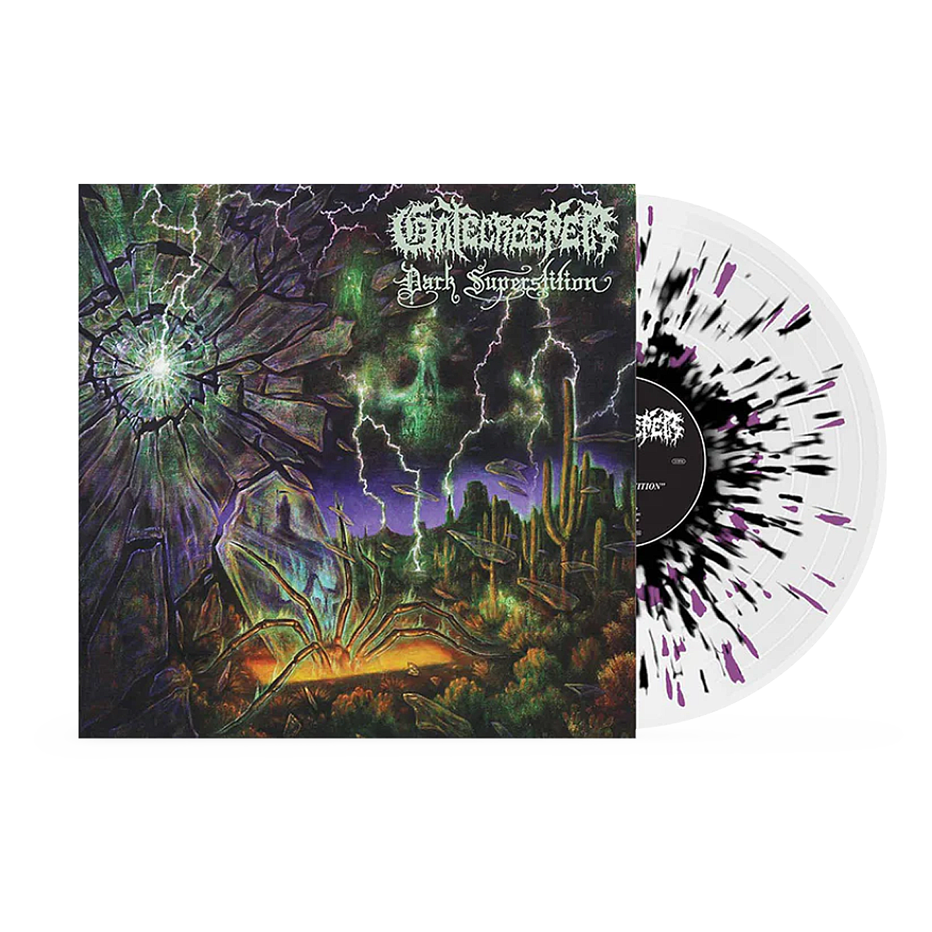 Dark Superstition Vinyl - Clear/Black/ Purple Splatter
