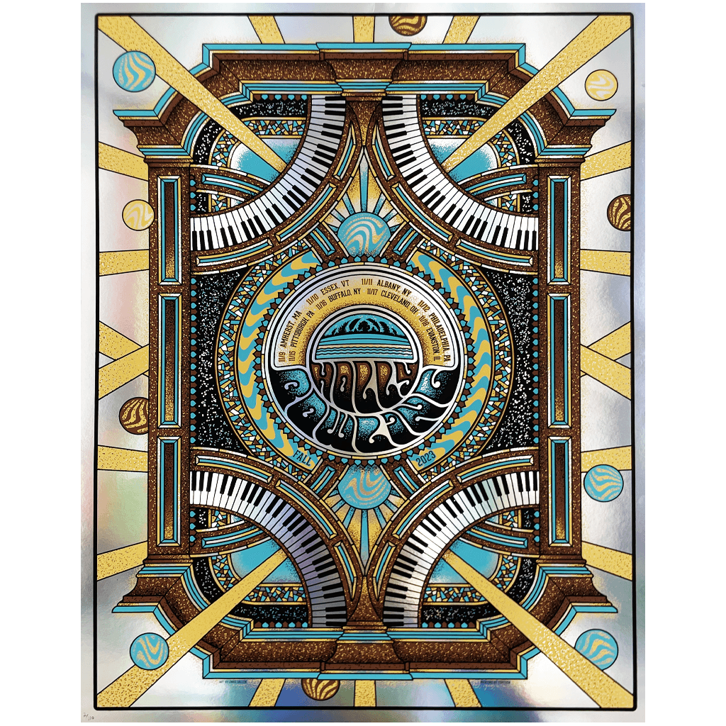 Fall 2023 Foil Tour Poster