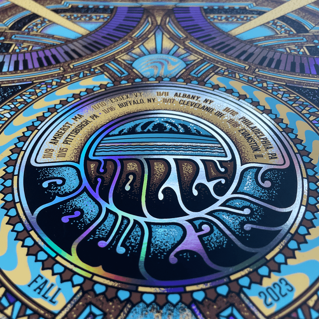 Fall 2023 Foil Tour Poster