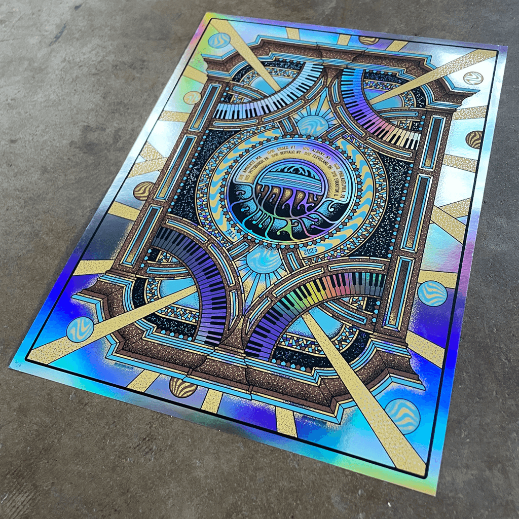 Fall 2023 Foil Tour Poster