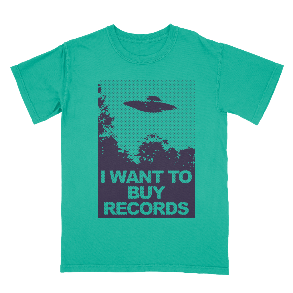 I Want To Buy Records Island Green TShirt