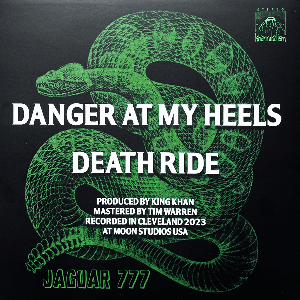 Jaguar 777 - Danger At My Heels / Death Ride 12" Green Vinyl