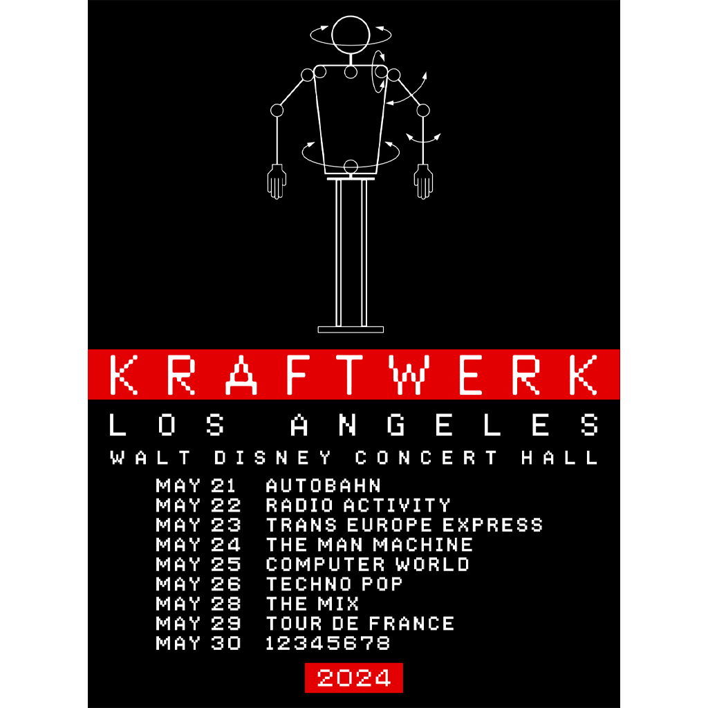 Los Angeles Black Poster