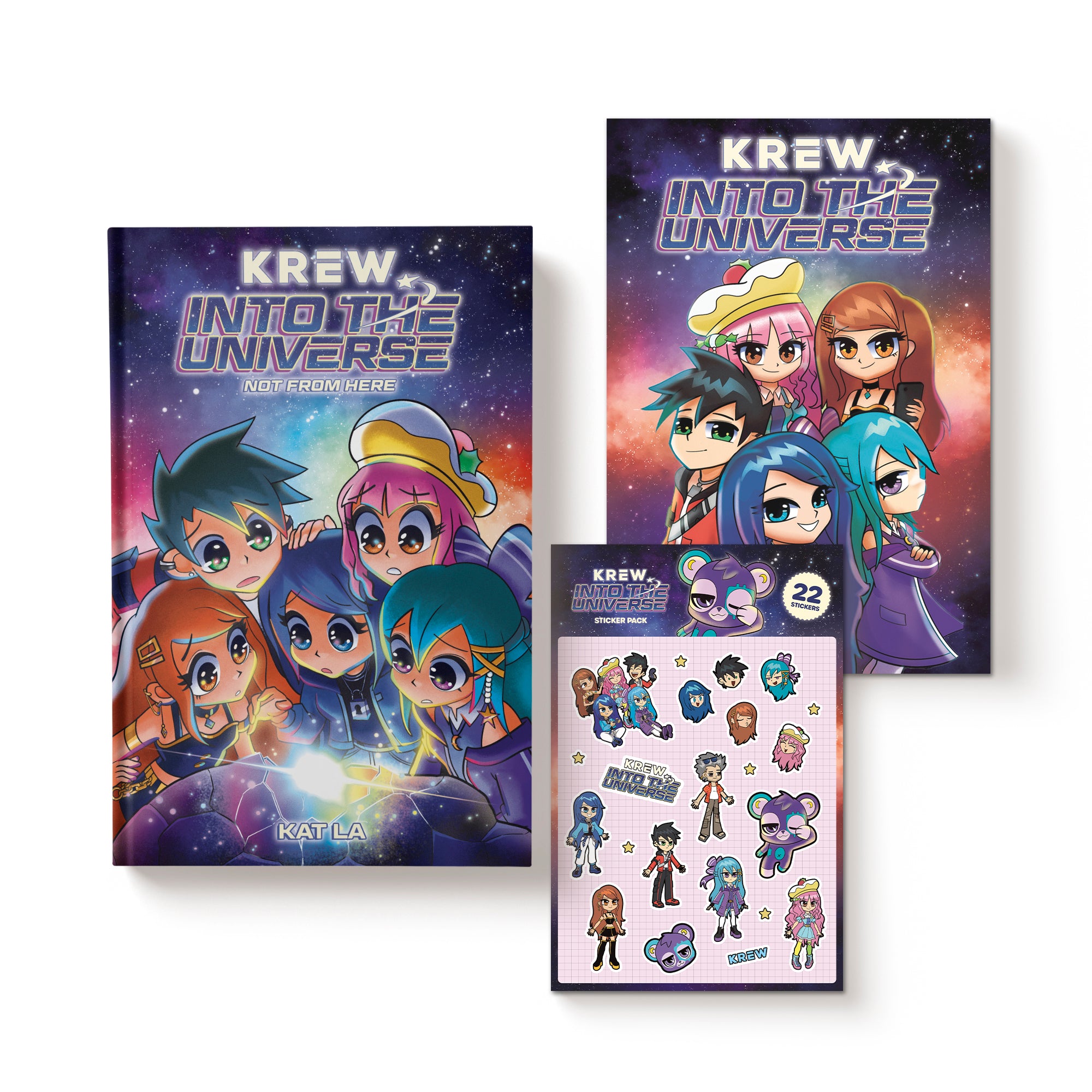 KREW: INTO THE UNIVERSE Bundle - NOT FROM HERE - 1: New Universe Pack (Ltd Edition) - Krew official merch