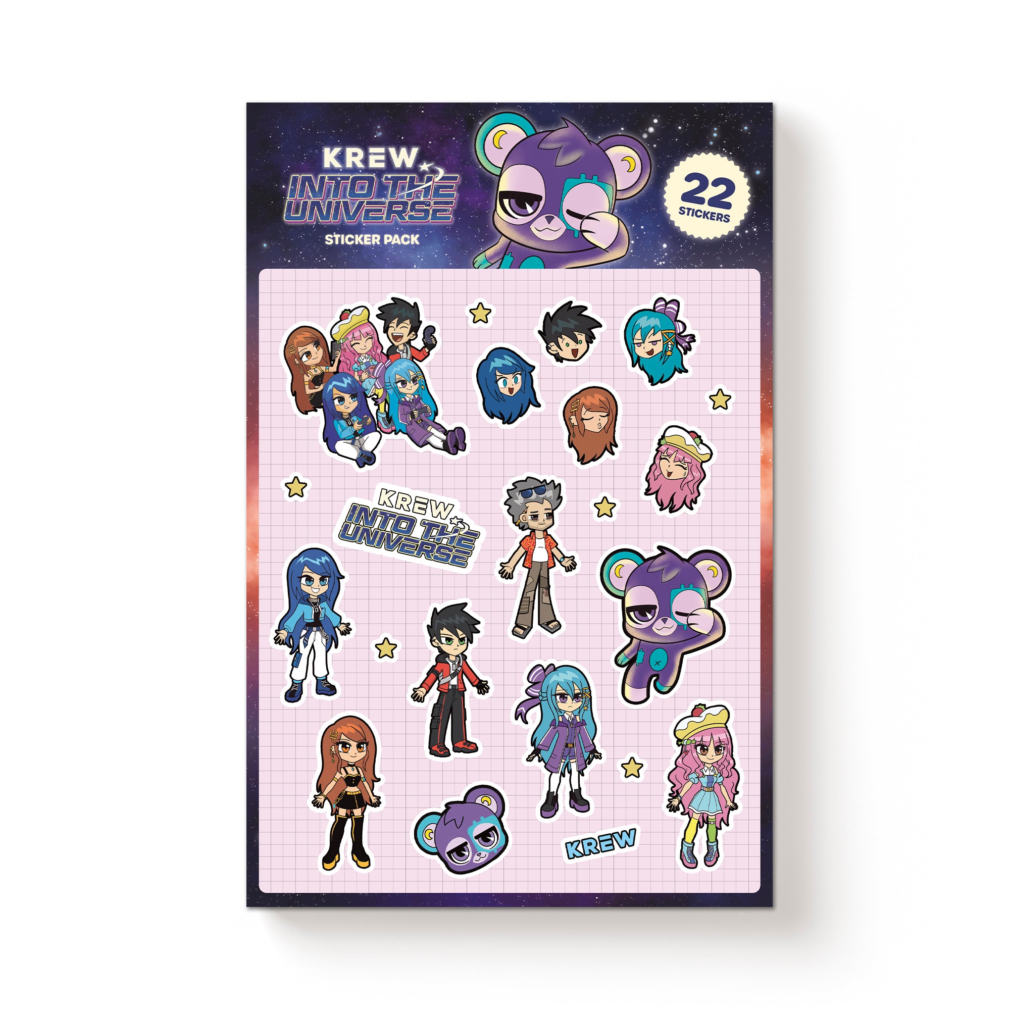 KREW: INTO THE UNIVERSE Bundle - NOT FROM HERE - 1: New Universe Pack (Ltd Edition) - Krew official merch